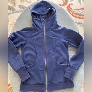 Lululemon navy blue scuba hoodie